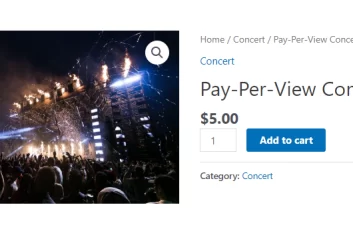 pay-per-view concert